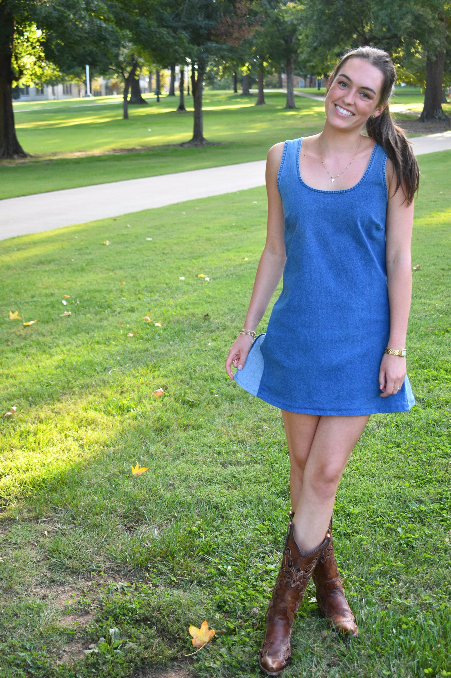 Denim Mini Dress