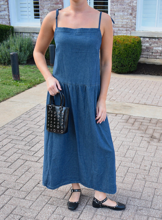 Denim Maxi Dress